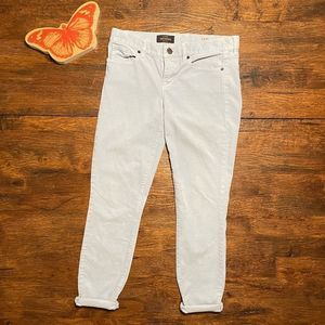 J. Crew | Baby Blue Corduroy Toothpick Skinnies